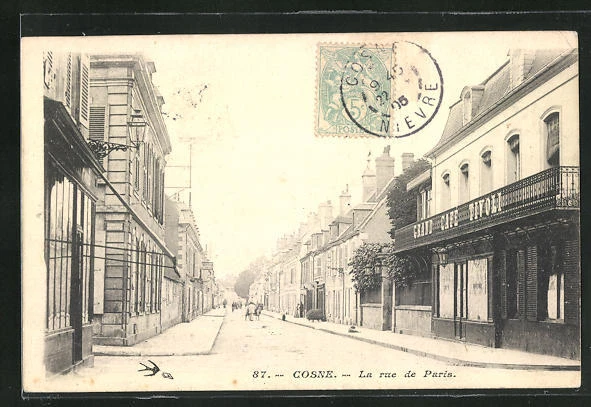 CPA Cosne, La Rue de Paris