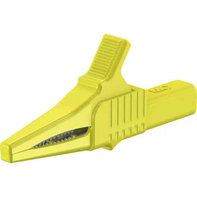 Stäubli XKK-1001 Pince crocodile de sécurité CAT II jaune