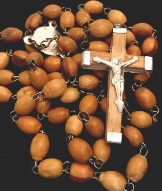 De colección Belén Madera de Oliva Rosario Madera Crucifijo Jerusalén Cruz Centro Reliquia