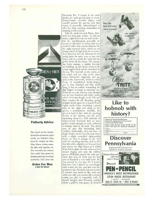 1964 Arden for Men PRINT AD After Shave Lotion