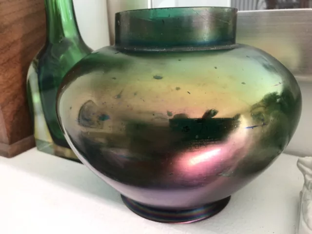 Tiffany / Loetz / Early 20th Century Art Favrile Glass - Iridescent Vase