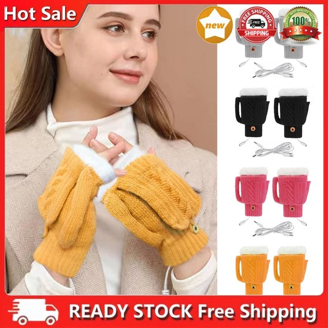 Winter Heated Gloves Reusable Warm Gloves for Outdoor Motorcycle Riding Portable