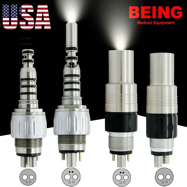 BEING Dental LED Quick Coupling 4Hole / 6Hole For High Speed Handpiece KaVo NSK