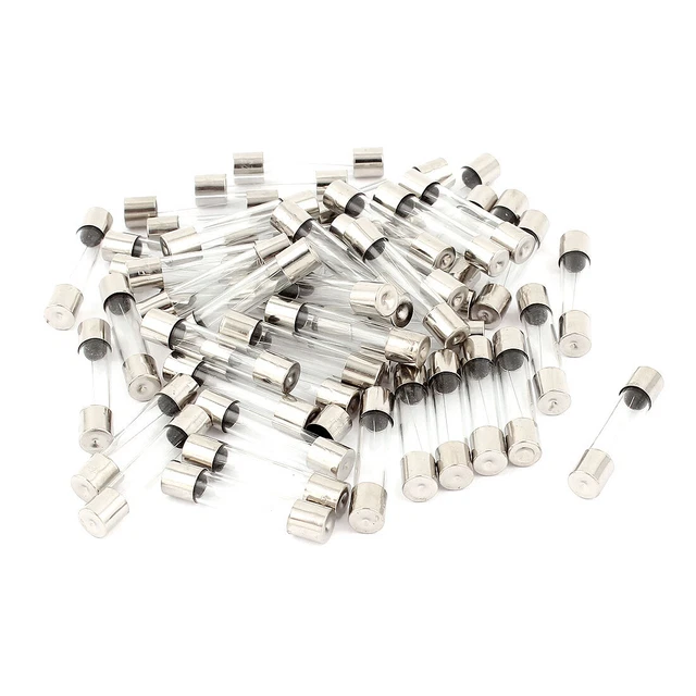 250V 15A agit rapidement,  fusion rapide Tube verre fusibles 6mm x 30mm 50pcs