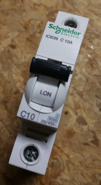 SCHNEIDER ELECTRIC IC60N C10A Sicherungsautomat Leitungsschutzschalter ...