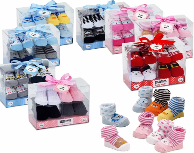 BRUBAKER Calcetines para Bebé Diseños Sueño de Bebé 0-12 meses Nuevo Regalo
