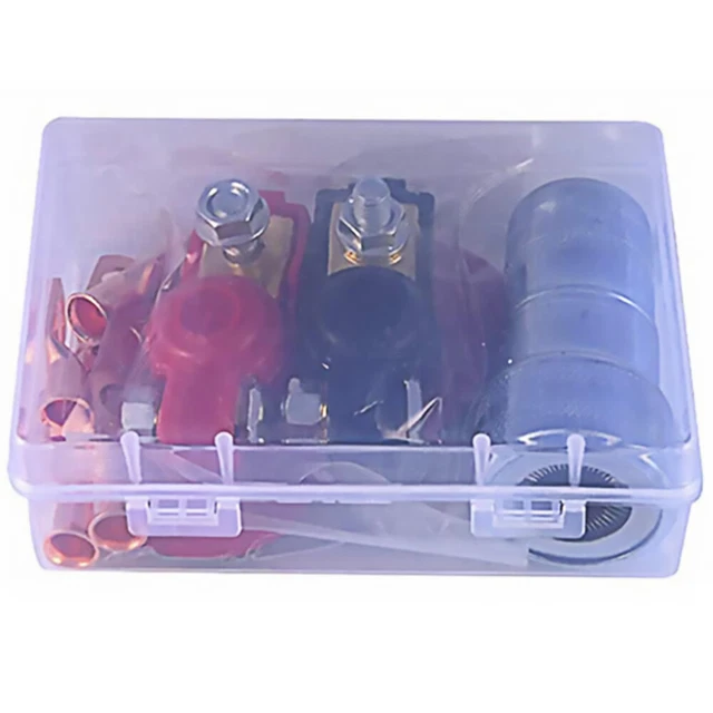 1 set / 15 pezzi attacco morsetto cavo batteria auto morsetti batteria morsetti batteria