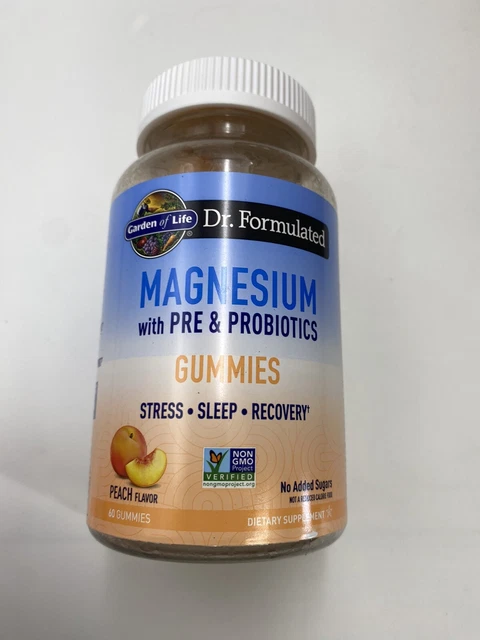Dr Formulated 400mg Magnesium Citrate Supplement w/ Prebiotics & Probiotics