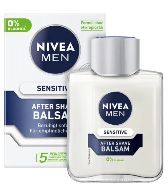 Bálsamo NIVEA MEN Sensitive After Shave (100 ml), calmante After Shave