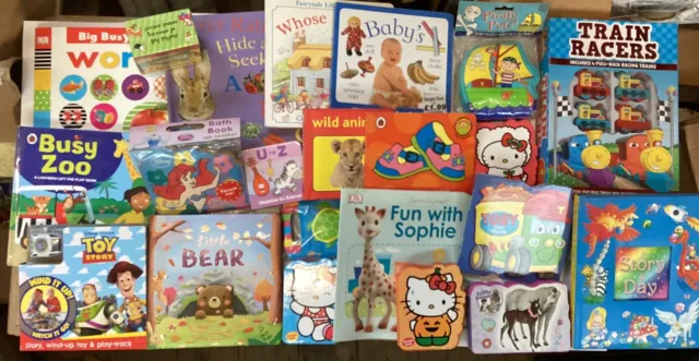 Job Lot 5 Bundle Baby/Toddler Board, Bath, Story Books . New, Shop Returns.
