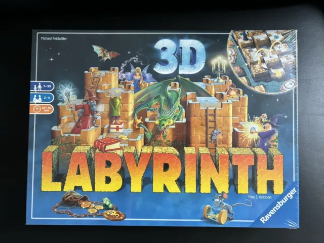 Ravensburger 26113 3D Labyrinth Gesellschaftsspiel Familienklassiker NEU OVP