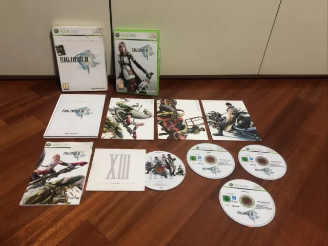 Final Fantasy XIII Xbox 360 Cofanetto Box Edizione Limitata 3 CD + Soundtrack
