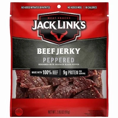 Confezione da 8 - jerky di manzo, pepato, 2,85 once -10000007614