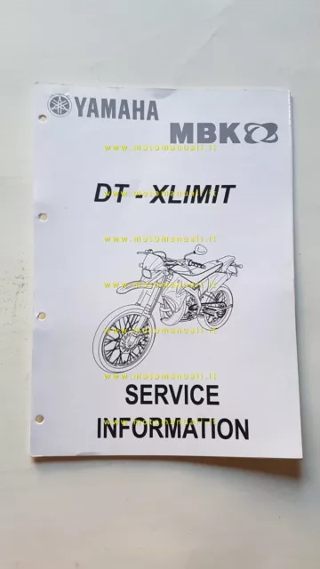 Yamaha DT 125 XLimit 2002 Service Information manuale officina