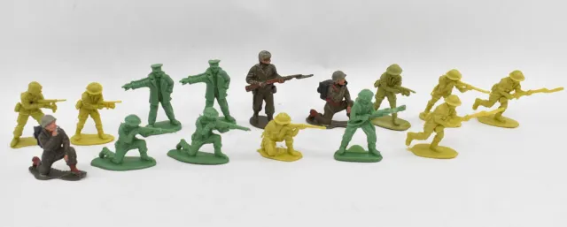 WWII British Plastic Army Men Toy Soldiers Figure Lot V