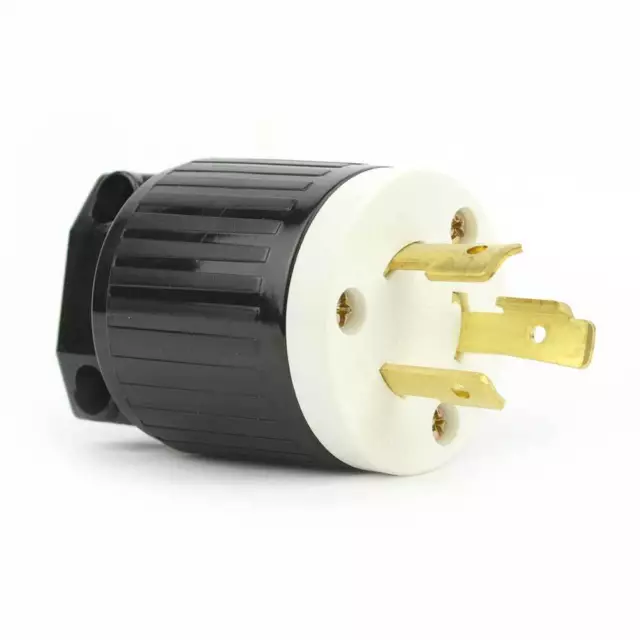 Twist Lock Electrical Plug 3 Wire, 20 Amps, 250V, NEMA L6-20P   - YGA023