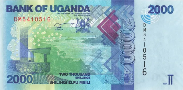 Uganda 2000 Shillings 2921 UNC