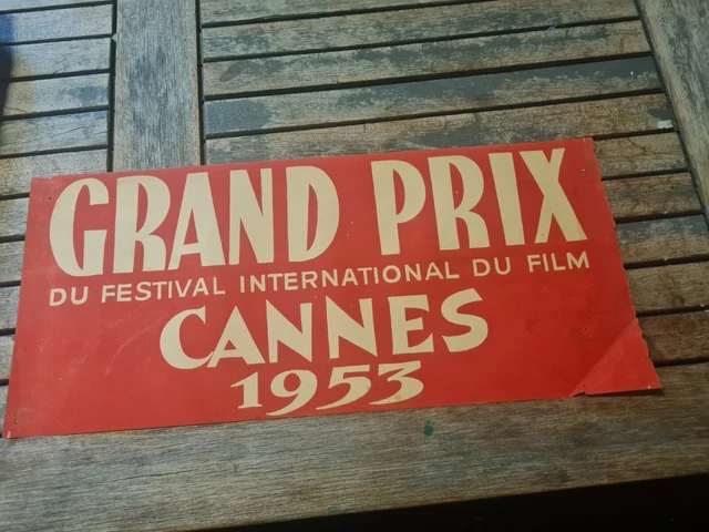 Affiche Cinéma Originale Ancienne Festival De Cannes