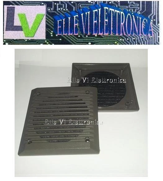 0404 RMS Coppia Griglie Per Box Altoparlanti Fiat Panda Young Colore GRIGIO