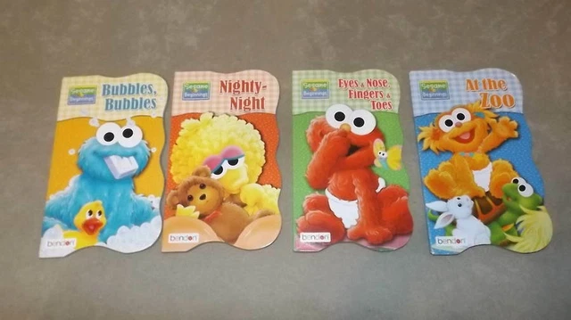 Sesame Beginnings Lot of 4 Board books Bendon Street Babies Baby Toddler
