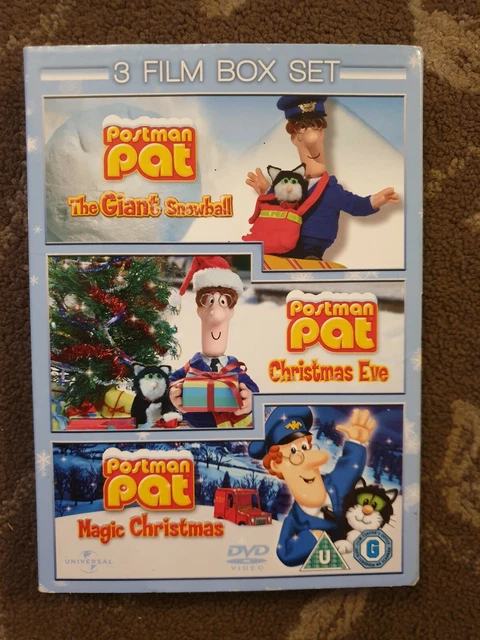 Postman Pat Dvd Giant Snowball / Christmas Eve / Magic Christmas Kids 3 Disc Set