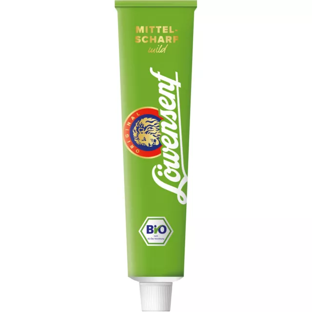 Löwensenf Medium-Spicy Senf Creamy Mild Spicy IN Der Tube 200ml