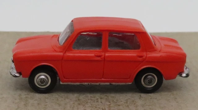 Dinky Toys Simca 1000 Rouge 1962 – Miniature Ancienne En Métal – Collection