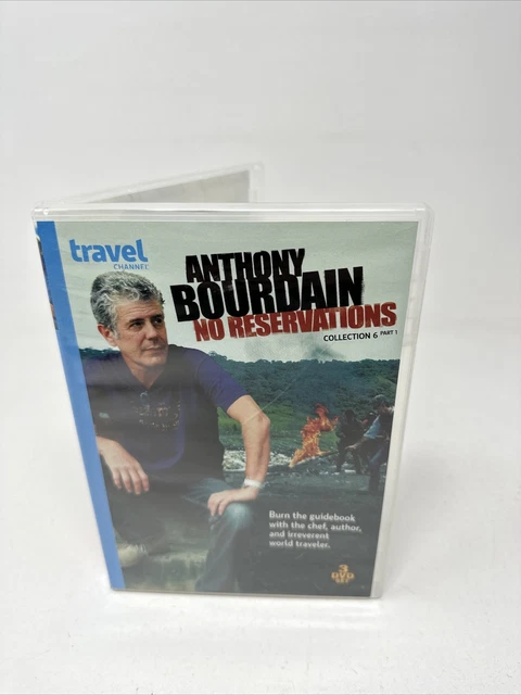 Anthony Bourdain: No Reservations - Collection 6, Part 1 (DVD, 2011, 3-Disc Set) Anthony Bourdain: No Reservations - Collection 6, Part 1 (DVD, 2011, 3-Disc Set)