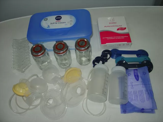 Baby Paket Ausstattung - Set Sammlung Konvolut - MEDELA Symphony Pumpset Gr.M