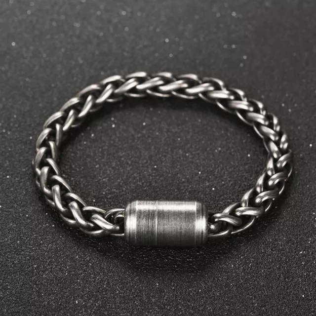 Bracelet rétro en acier inoxydable qualité bijoux pour hommes A813 2
