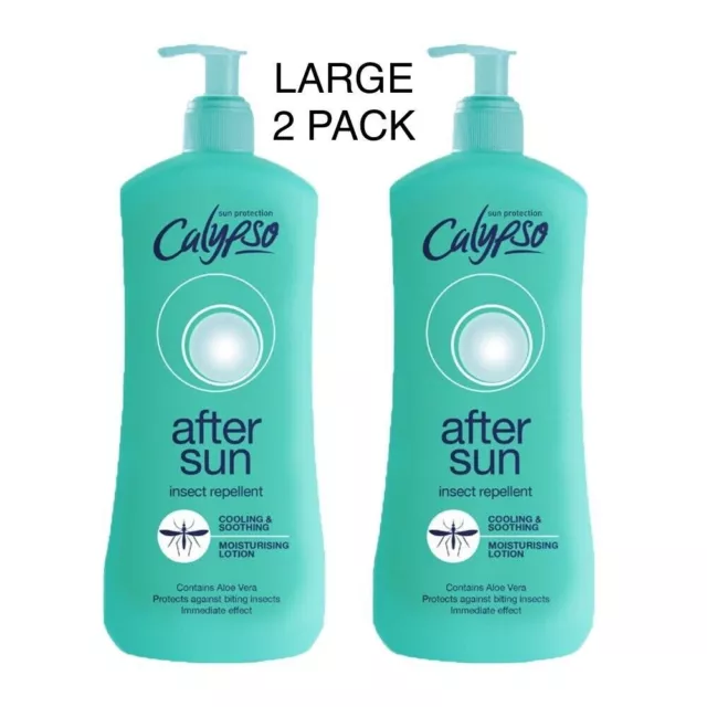 Calypso Sun Protection LARGE Insect Repellent Lotion 500ml Holiday 2 PACK