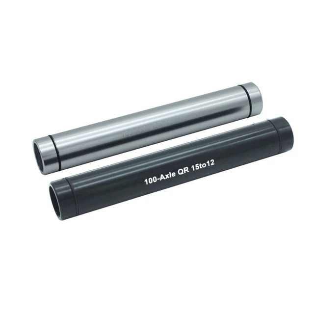 Adaptateur D'axe Traversant 15 Mm Vers 12 Mm - Pour Moyeu Vélo, En Aluminium 7075, Avec Joint Caoutchouc