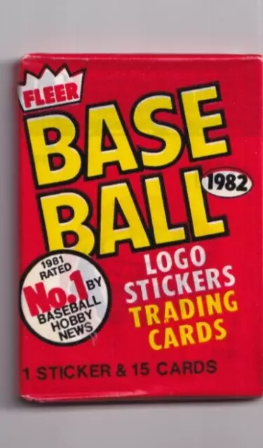 1982 Fleer Baseball unopened packs (2)