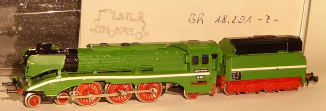 Thonfeld Z Dampflok BR 18 201 für Märklin Spur Z Messing-Kleinserienmodell, OVP