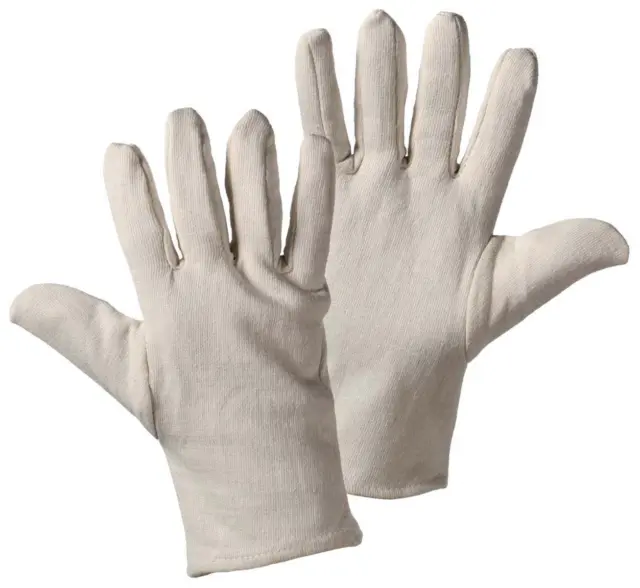 12 Paar Jersey Baumwoll-Trikot Handschuh, schwere Qualität Handschuhe