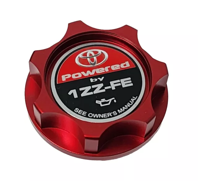 Red Billet Engine Oil Filler Cap For Toyota 1Zz-Fe Celica Matrix Trd Jdm