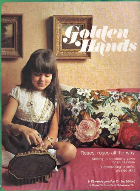 Golden Hands Craft Magazine Part 15 Crochet Knitting Patterns Retro Vintage 1970