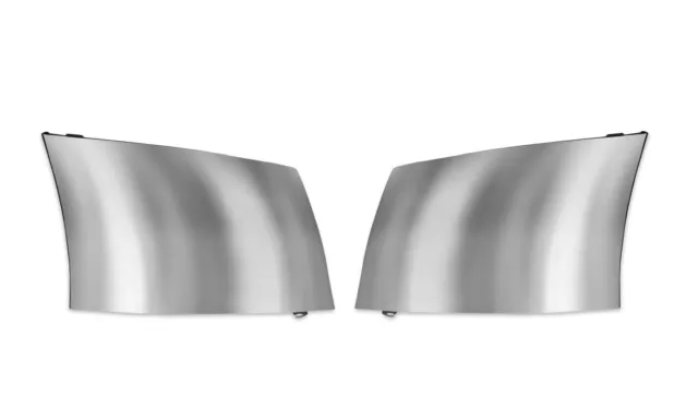 International Prostar 2005-2015 Truck PAIR Bumper End Plastic Chrome