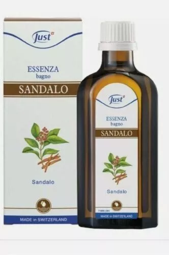 Just, Linea Bagni, Essenza Sandalo, Energizzante, 125 ml, scad. 06 2024