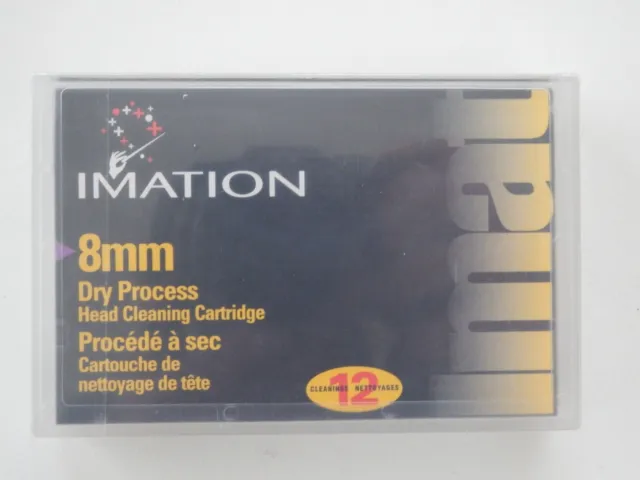 Imation D8 D-Eight 8MM Dry Process Head Cleaning Tape/Cartridge 51111 45383 NEW