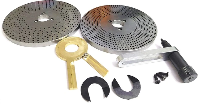 Dividing Head Indexing Plates For Hv8 /10/12/ 14 Rotary Table - Milling Machine Dividing Head Indexing Plates For Hv8 /10/12/ 14 Rotary Table - Milling Machine