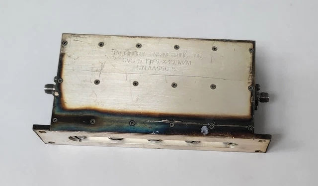 Salisbury Engineering 1.96-1.99Ghz Bandpass Filter SMA-SMA CVS-5-1975-X30 M/M