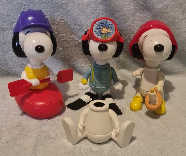 MCDONALDS TOYS CONNECT A Snoopy 2002 /2004 Pick A Toy $8.50