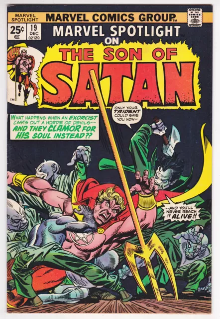Marvel Spotlight #19 Very Fine-Near Mint 9.0 Damion Hellstrom Son Of Satan 1974