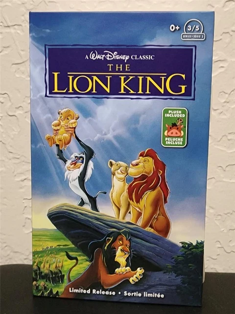 DISNEY VHS STUFFED Animal Plush Doll Pumbaa The Lion King £16.93