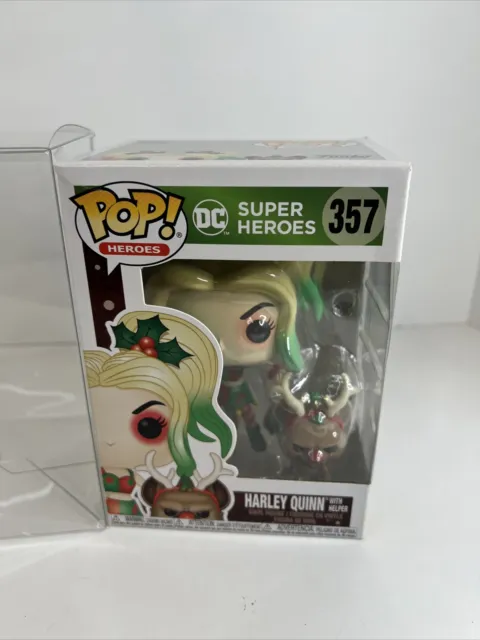 Funko Pop - HARLEY QUINN With Helper #357 - Super Heroes DC Holiday - Protector 2