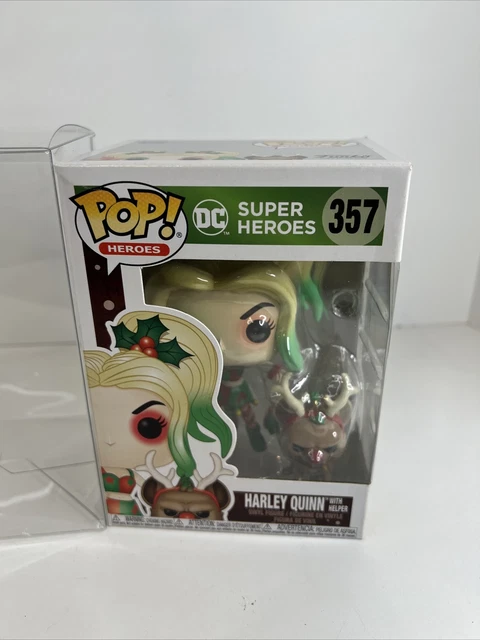 Funko Pop - HARLEY QUINN With Helper #357 - Super Heroes DC Holiday - Protector 2