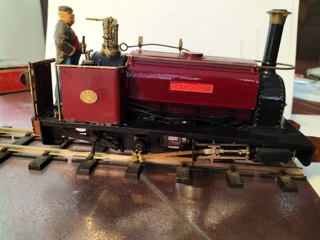 16MM SCALE SLATER'S rough pup ,kit built electric locomotive, running ...