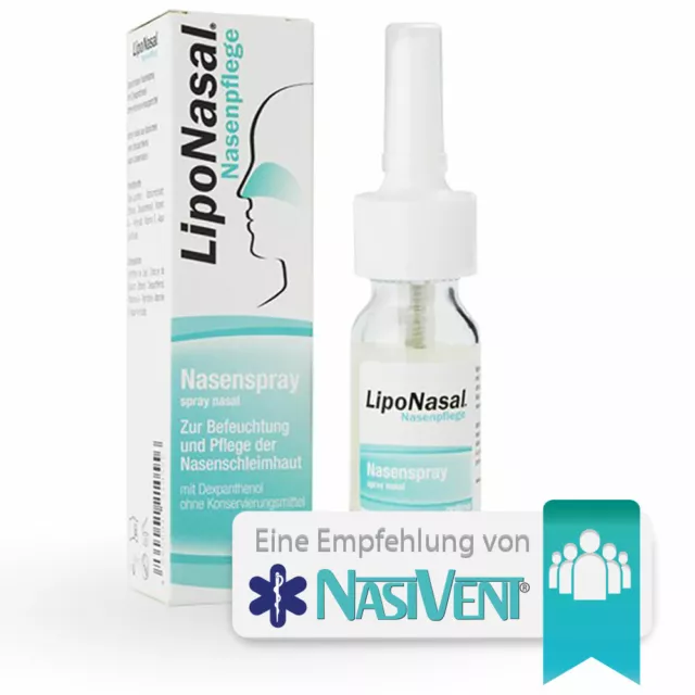 Liponasal Spray pour Soins Nasaux - pour hydrater et soigner le nez