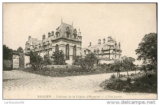 95 ECOUEN - le chateau  legion d'honneur 6 ESPLANADE